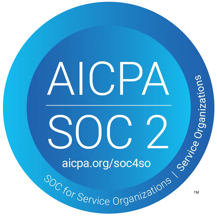 AICPA SOC 2 Seal.